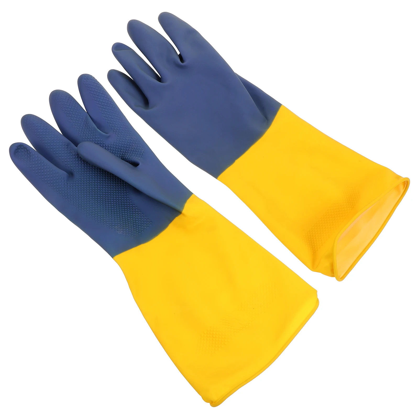 

WaterProof AcidAlkali Gloves Latex AntiSlip Work Gardening Lab Industrial HeavyDuty Carrying Protective Reusable Gloves For