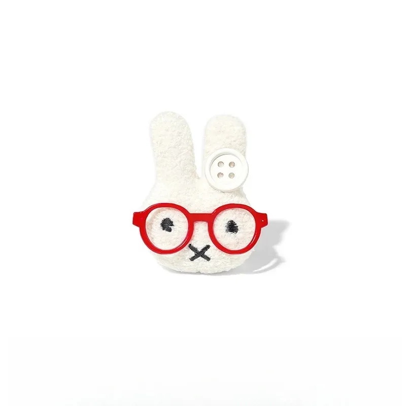 Cute Rabbit with Glasses Car Air Vent Fragrance Clip Aromatherapy Diffuser Auto Air Freshener AC Vent Ornament Interior Decorati view 4