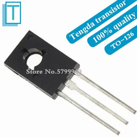 100Pcs BD139 TO126 To-126 Nieuwe Voltage Regulator