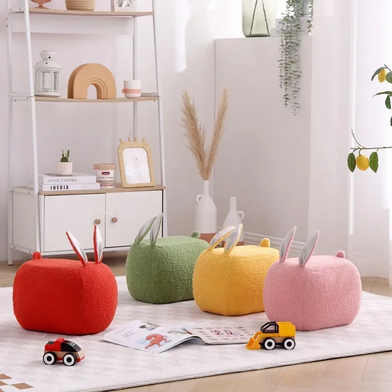 Small Modelling Cartoon Doorway Shoes Stool Living Room Children Cute Small Sofa Stool Home Furniture Animal Small Stool