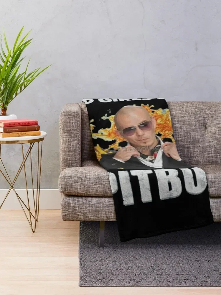 *EXCLUSIVE* Best Selling Pitbull Singer Throw Blanket Tourist Bed Fashionable warm for winter christmas decoration Blankets