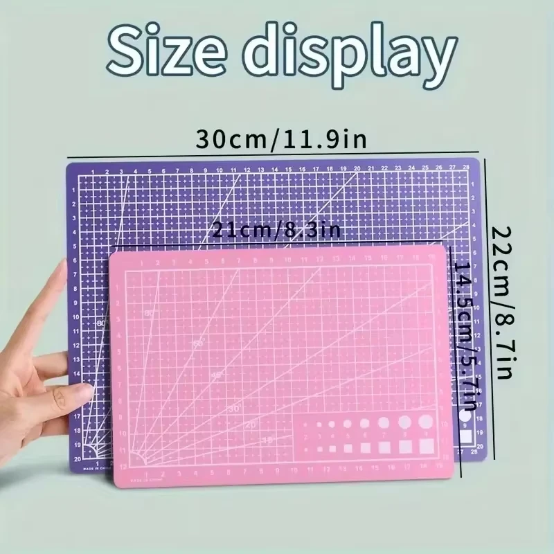 Mesibo A4 A5 Schneidematte, langlebig, hohe Elastizität, für Heimwerker, Kunst, Gravur, Schule, Schreibwaren, kreatives Geschenkwerkzeug, 2025, neu