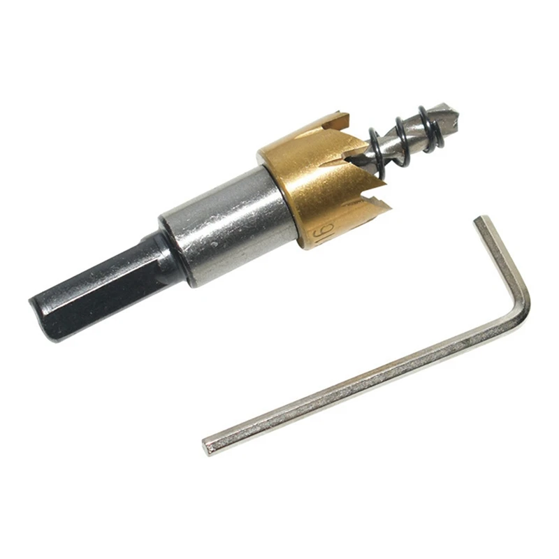 ABJI-5Pcs High-Speed Steel Hole Opener Electric Drill Drilling Tool Set Special Metal Hole Opener