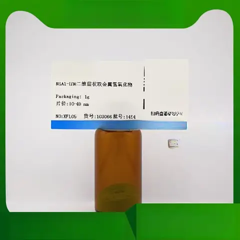 NiAl-LDH 2 차원 층형 바이메탈 수화물 XFL05 NiAl-LDH 2 차원 층형 바이메탈 수화물 XFL05