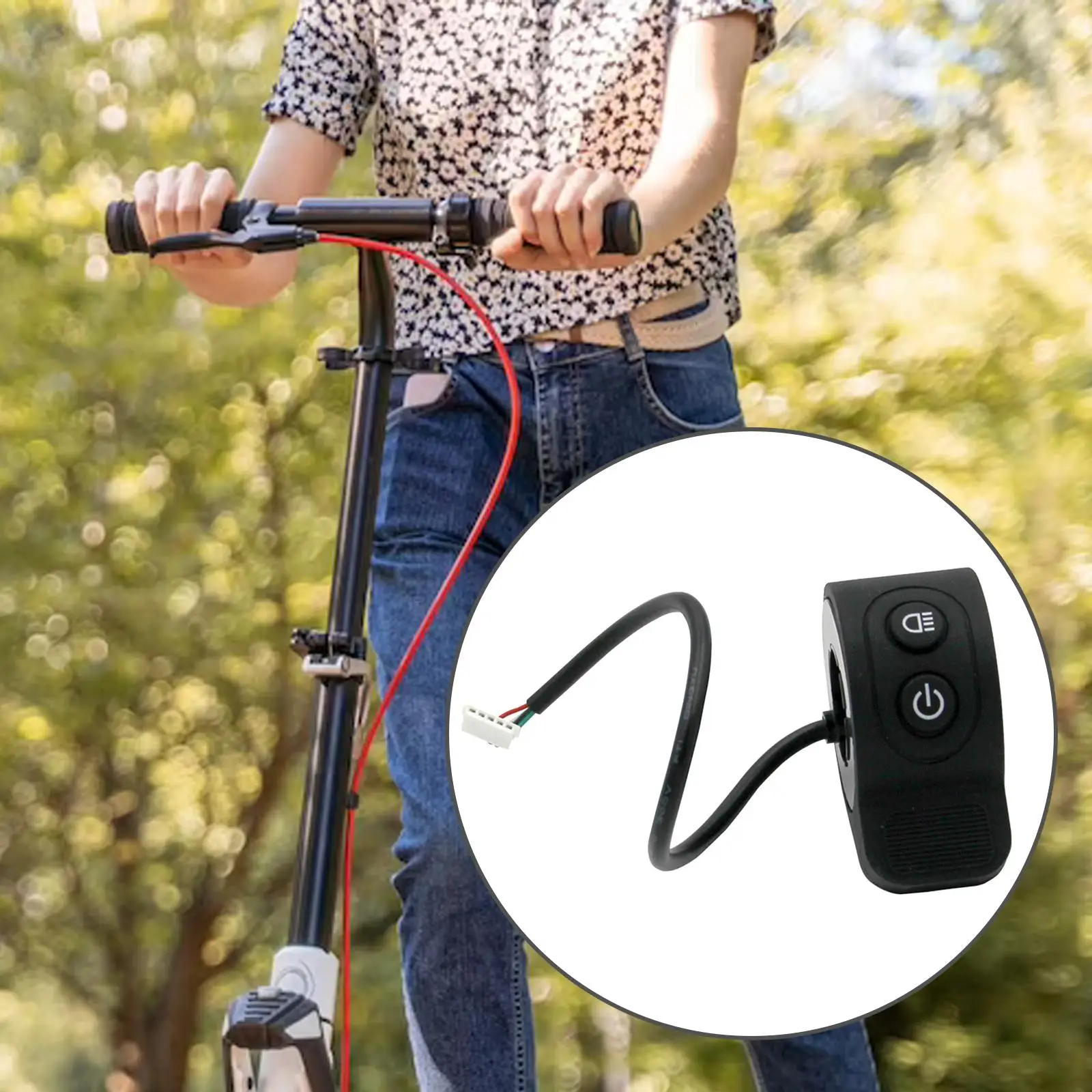 

Electric Scooter Accelerator Speed Control Switch Waterproof Non Slip Accelerator for Electric Bike Accessories