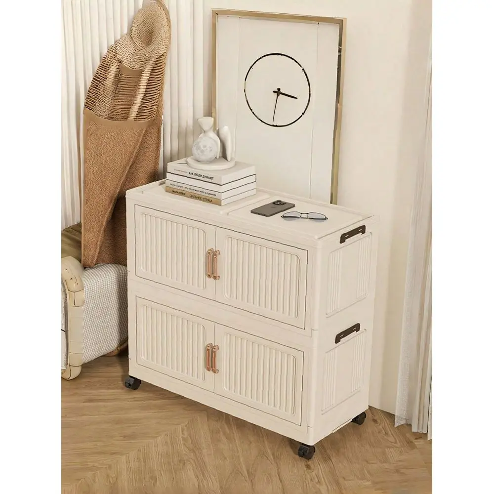 

40 Cm 15.8 Inches Wide, 5Layer Removable And Foldable Storage Box, Closet Organizer Bedroom Closet Portable Wardrobe. No Instal