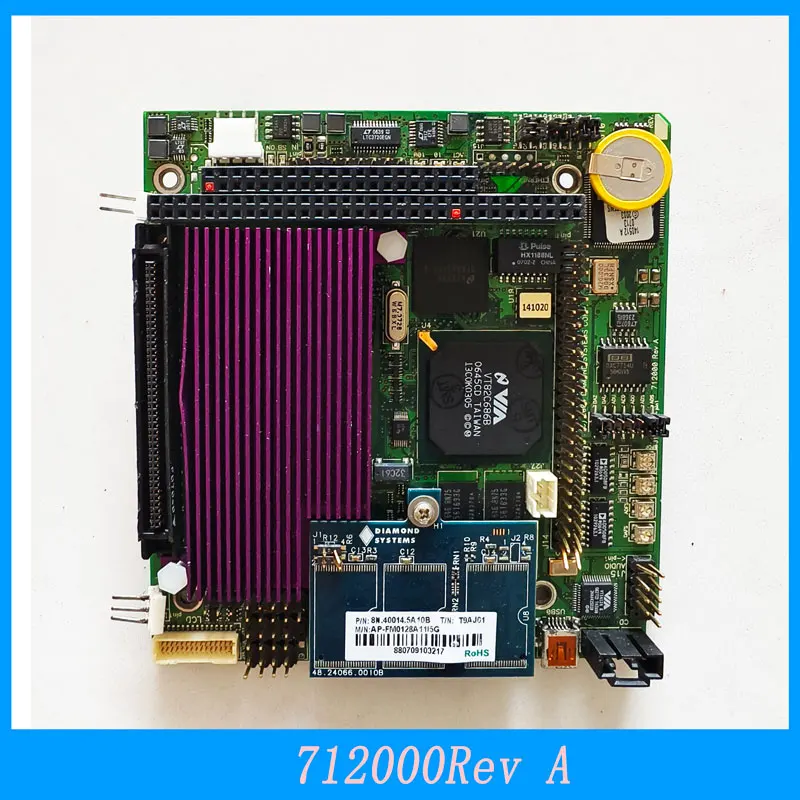 

712000 Rev A (C) 2004 ДИАМОНДНЫЕ СИСТЕМИ CORP. Промышленная материнская плата, карта процессора, модуль процессора, основная плата, оригинальный запас