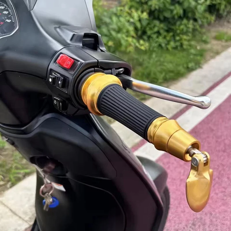 Super Sale Motorcycle Handlebar Grips Handlebar Bar End Mirrors for Vespa Primavera Sprint GTS GTV Rearview Mirror Grips