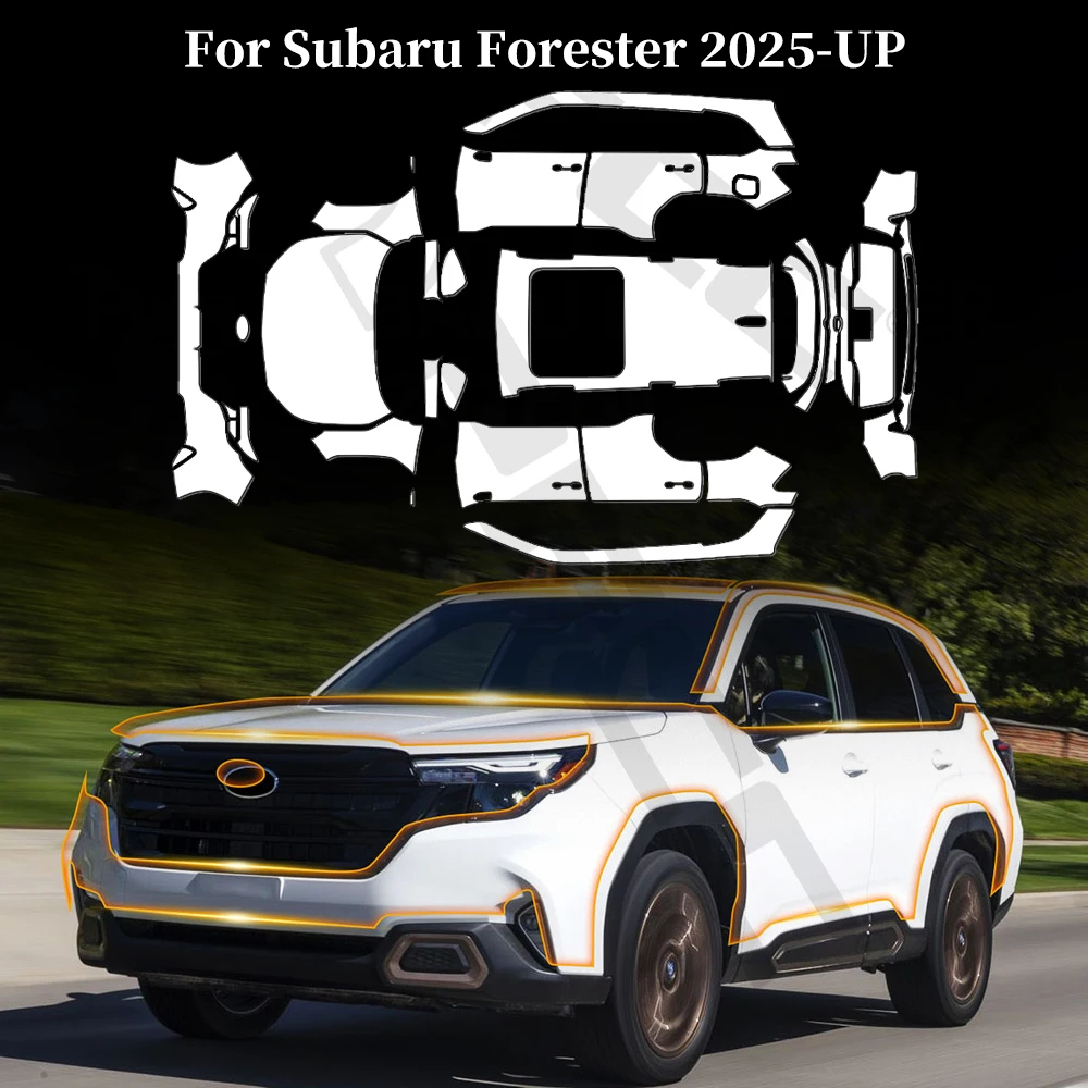 

For Subaru Forester 2025-UP TPU Anti-scratch Paint Protection Film Car Body Pre-cut PPF Clear Bra Resistant Invisible Repairable