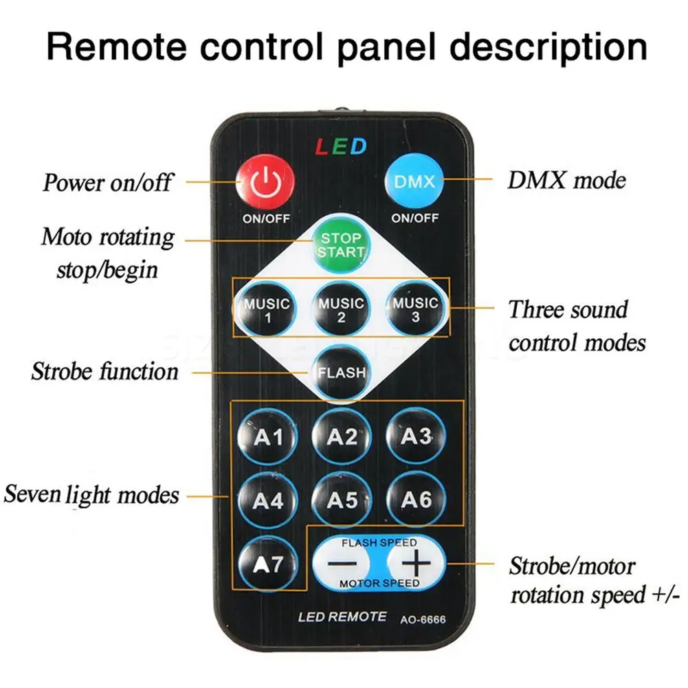 ไฟเลเซอร์แบบพกพาขนาดเล็ก LED แสงเวที RGBW DMX 512 DJ ไฟดิสโก้ปาร์ตี้วันหยุดคริสต์มาสบาร์คลับงานแต่งงานวันเกิด