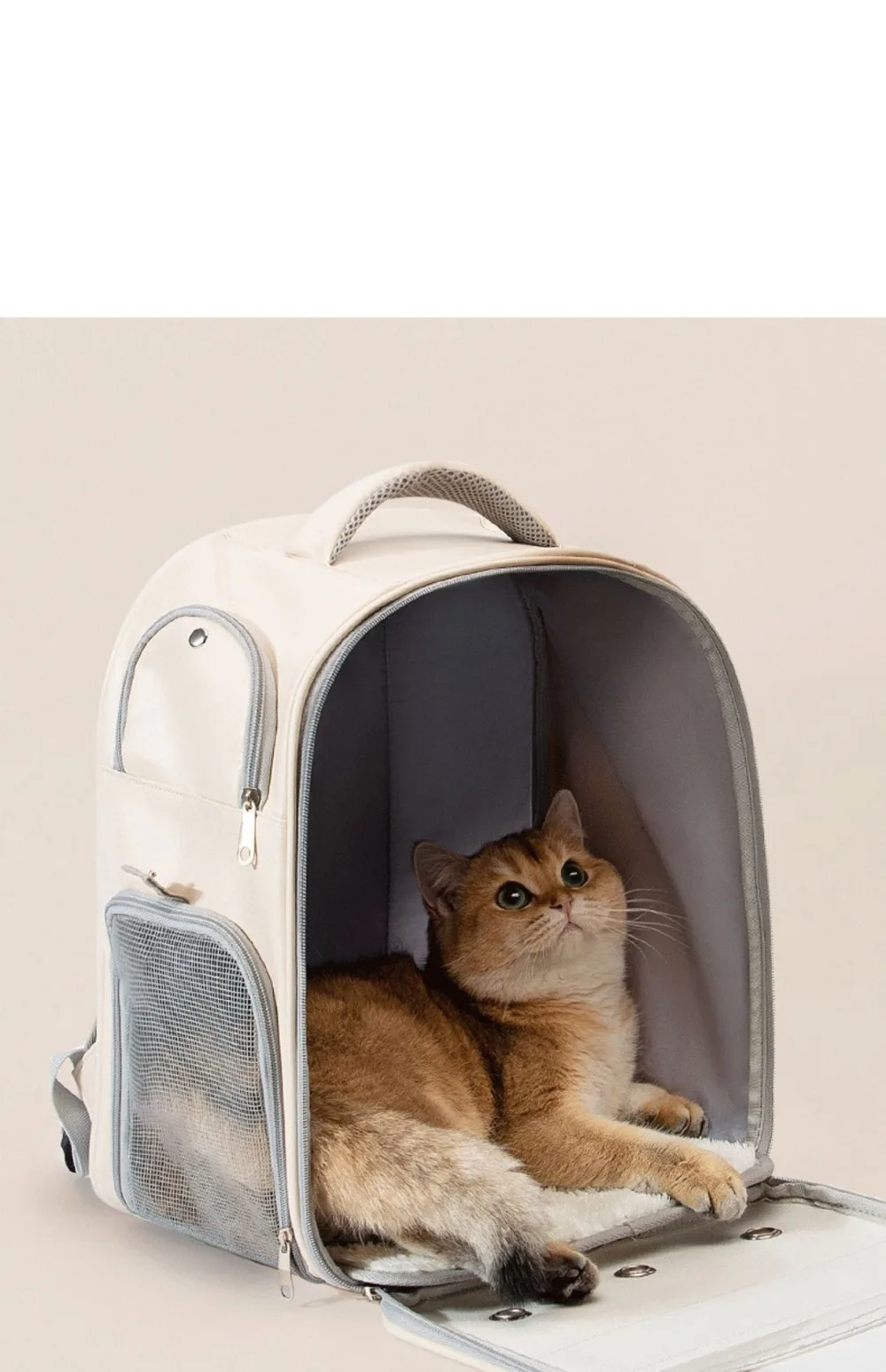 

Pet Carrier Backpack Large Capacity Outside The Capsule Litter Bag Portable and Breathable Backpack for Pets Cat Carrier Bag