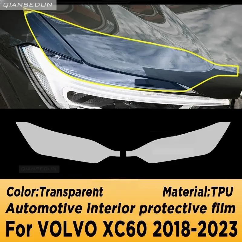 For VOLVO XC60 Hybrid 2018-2023 Gearbox Panel Navigation Screen Automotive Interior TPU Protective Film Cover Anti-Scratch