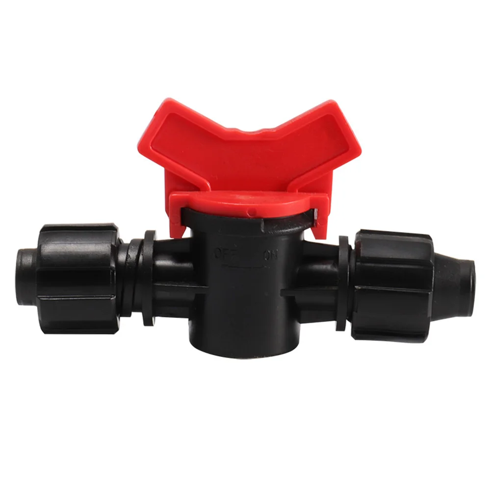 4/8pcs PE Pipe Ball Valve With Lock 16mm Stop Valve Switch Irrigation Control Valves For Agricultural Garden Watering