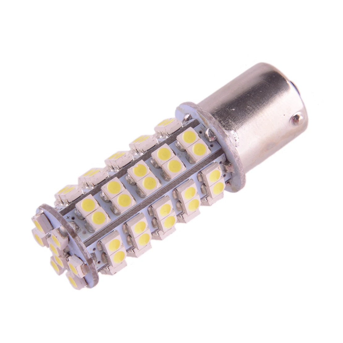 10Pcs 12V Cool White 1156 BA15S 1073 1093 1129 SMD LED Interior Brake Stop Light Bulb For Camper RV Trailer Motorcycle 3528 Chip