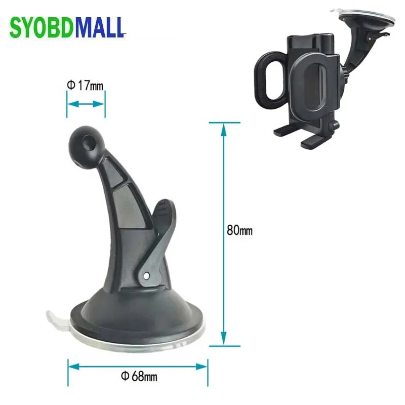 

Универсальный автомобильный держатель для телефона, 17 мм, шаровая головка, кронштейн на присоске, вращающийся на 360 градусов для переднего лобового стекла автомобиля, подставка для мобильного телефона, аксессуары