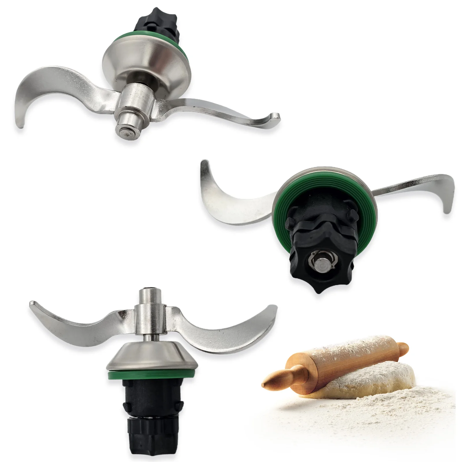 الفولاذ المقاوم للصدأ العجن العجين شفرة ل TM7 العالمي TM5 TM6 الدقيق مزيج السلس العجين اثارة شكل لصق اكسسوارات المطبخ