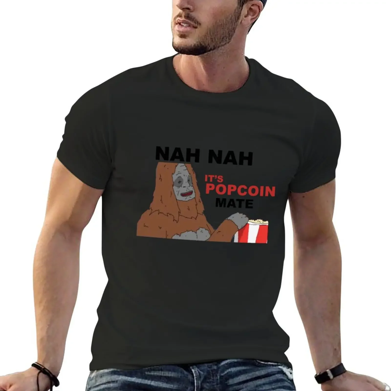 Sassy POPCOIN T-Shirt vintage graphic tee heavyweights men t shirts