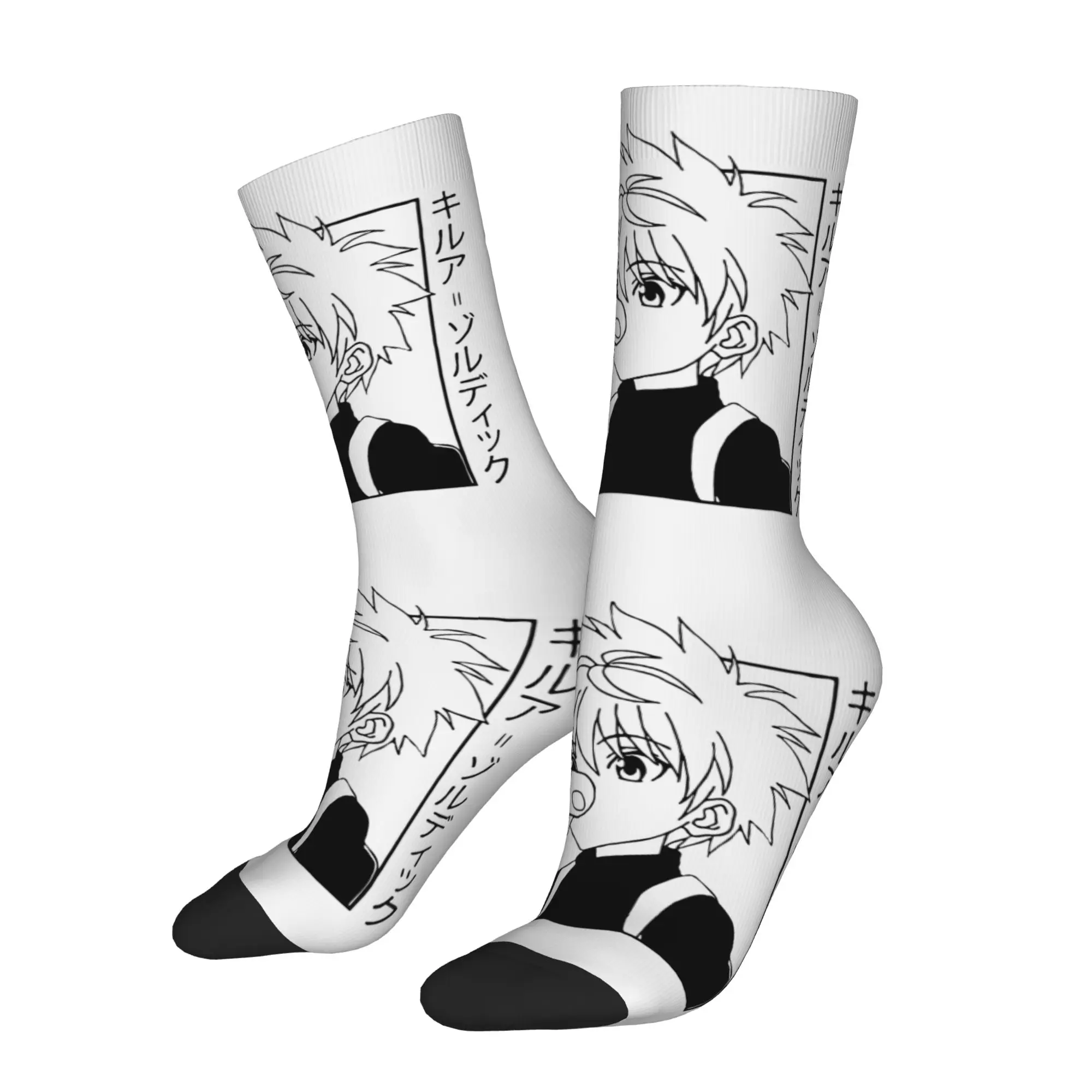 Winter Warm Hip-hop Unisex Hunter x Hunter Anime Socks  Sweat Absorbing Basketball Socks
