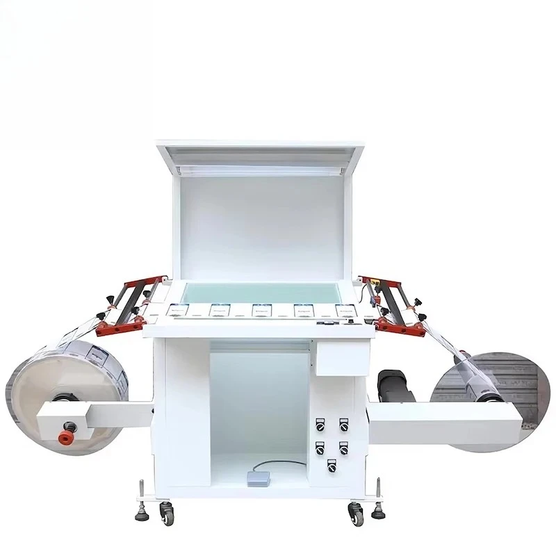 Customized 320 quality inspection machine self-adhesive trademark label table bevel counting rewinding inspection machine
