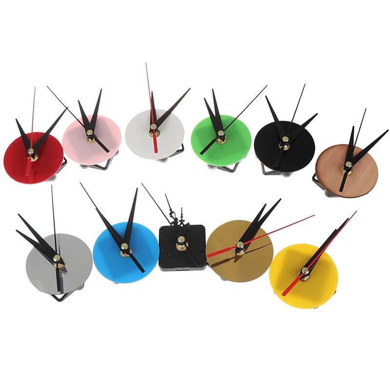 1PC DIY Silent Quartz Watch Round Wall Clock Movement Mechanism Parts Repair Replacement Need Tools Home Decor