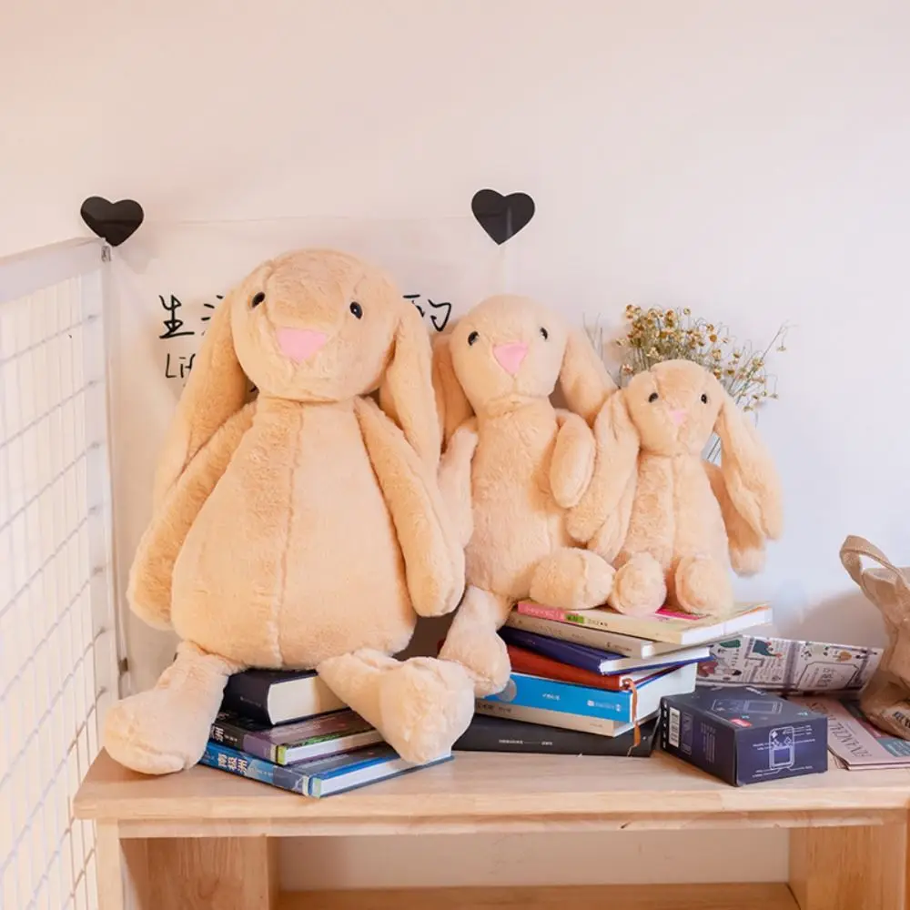 Met lange oren Paaskonijn pluche pop PP katoen Zacht Pasen Bonnie konijn pop Cartoon pluizig pluche konijn speelgoed kindercadeaus