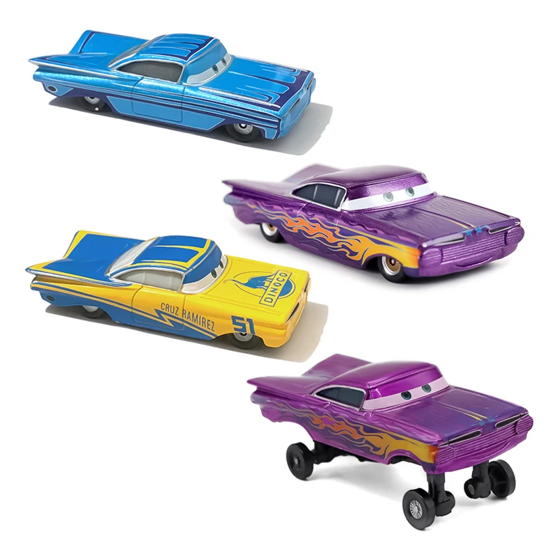 

High Quality Cars 2 Cars 3 Lightning McQueen Ramone Series Anime Figure Disney Pixar 1:55 Diecast Alloy Vehicle Kids Gifts Toys