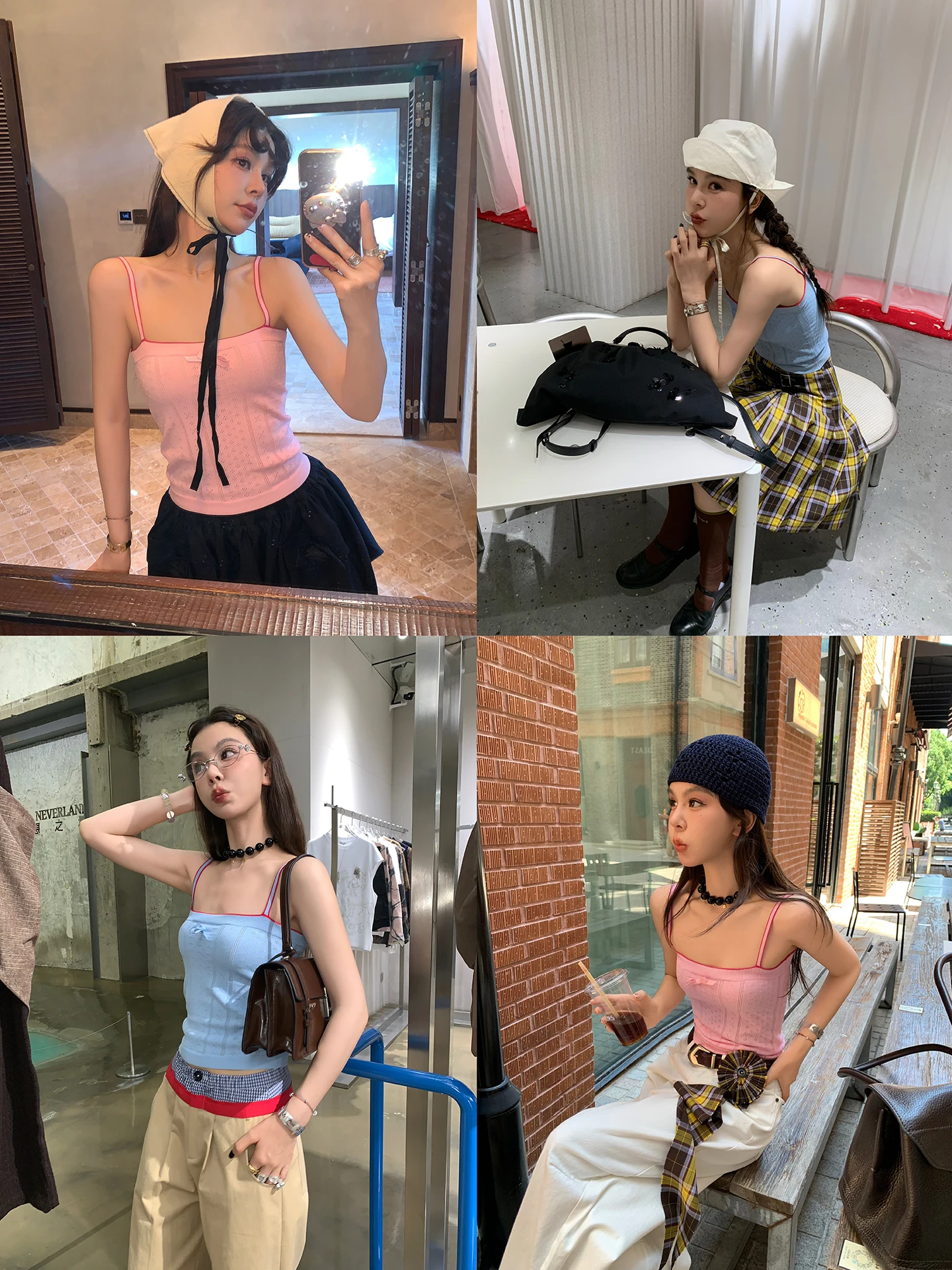 

Трикотажный топ-бюстье Le Rouge Holiday Anne Soft Color Blo с узелками, повседневный женский, весна 2024