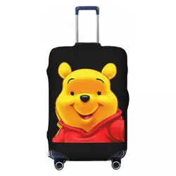 Custom Winnie The Pooh Suitcase Cover Dust Proof Cartoon Bear Luggage Protective Covers for 18-32 inch