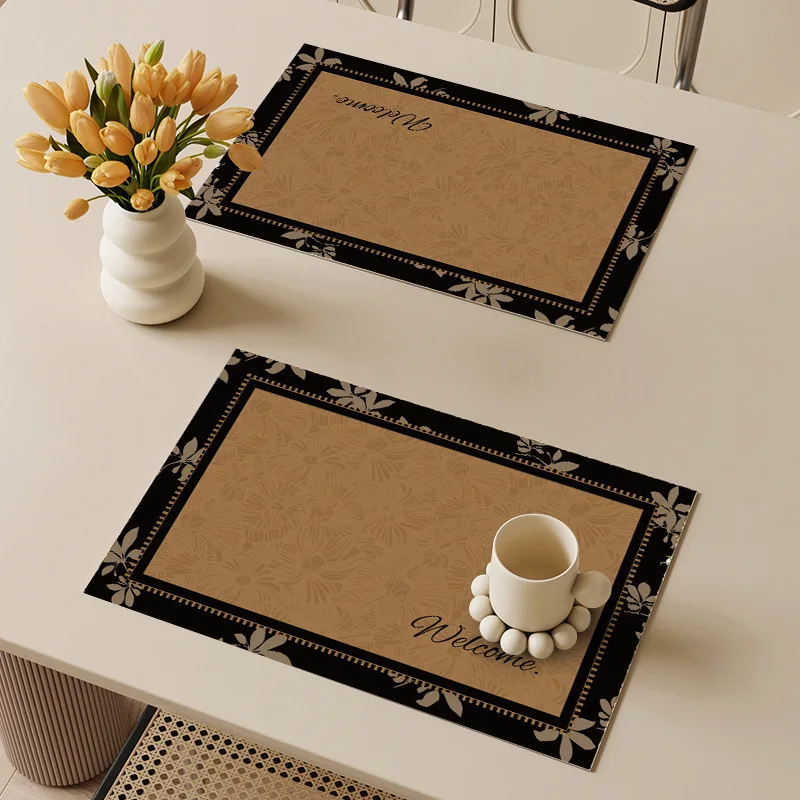 

Vintage Coffee Mat Kitchen Countertop Absorbent Dish Drying Mat Coffee Bar Mat Absorbent Dish Drying Mats for Kitchen Counter