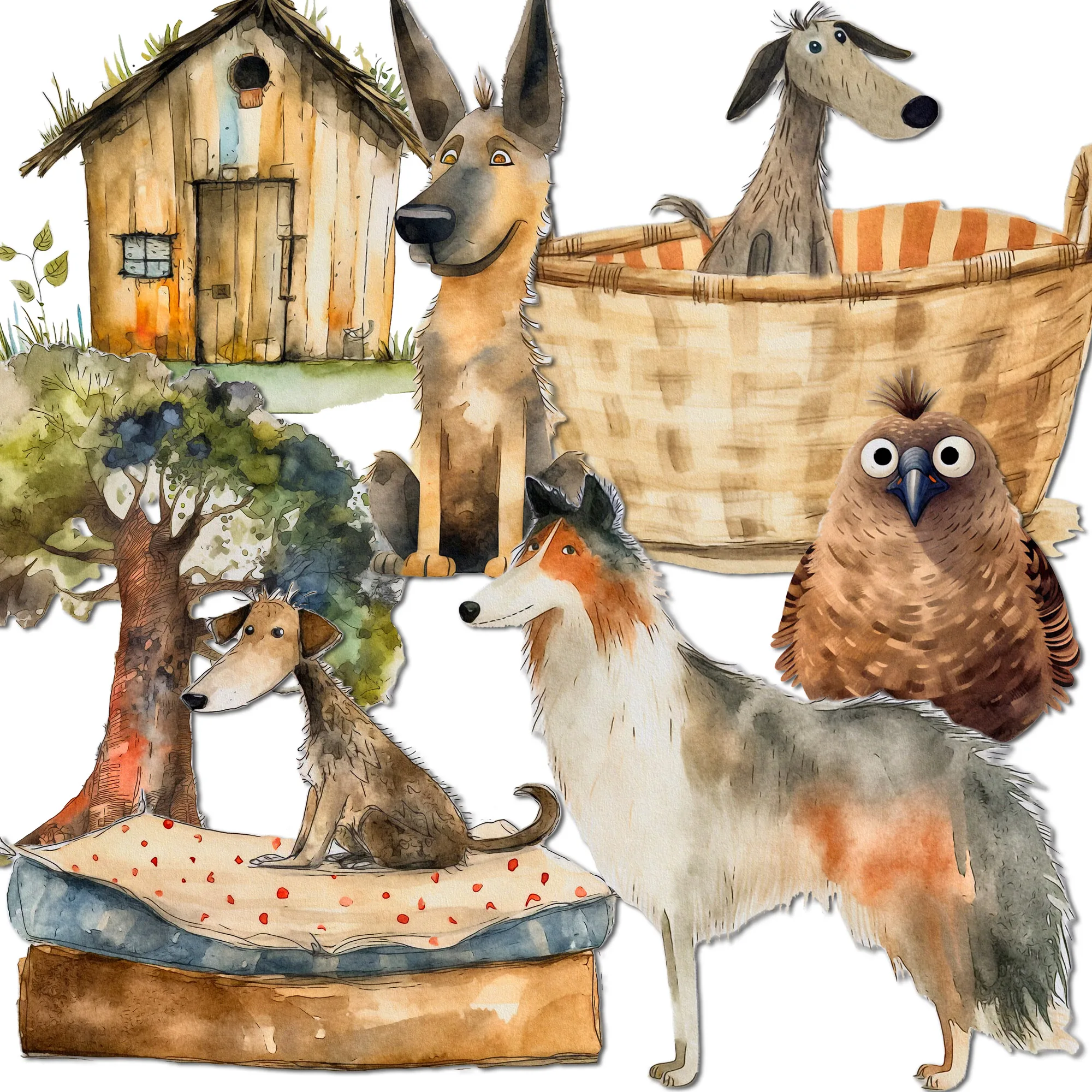JAIIMAN 90 Stück (1,18–3,93 Zoll) große seltsame Tiere DIY selbstklebende Aufkleber, für Tag-Dekoration, Scrapbooking-Zubehör – Detail 3