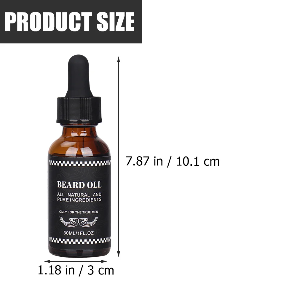 

Beard For Men Natural Moisturizing Fast Absorbing Travel Size Male Care Oil Beard Growth Supplement Mustache Essential Oil