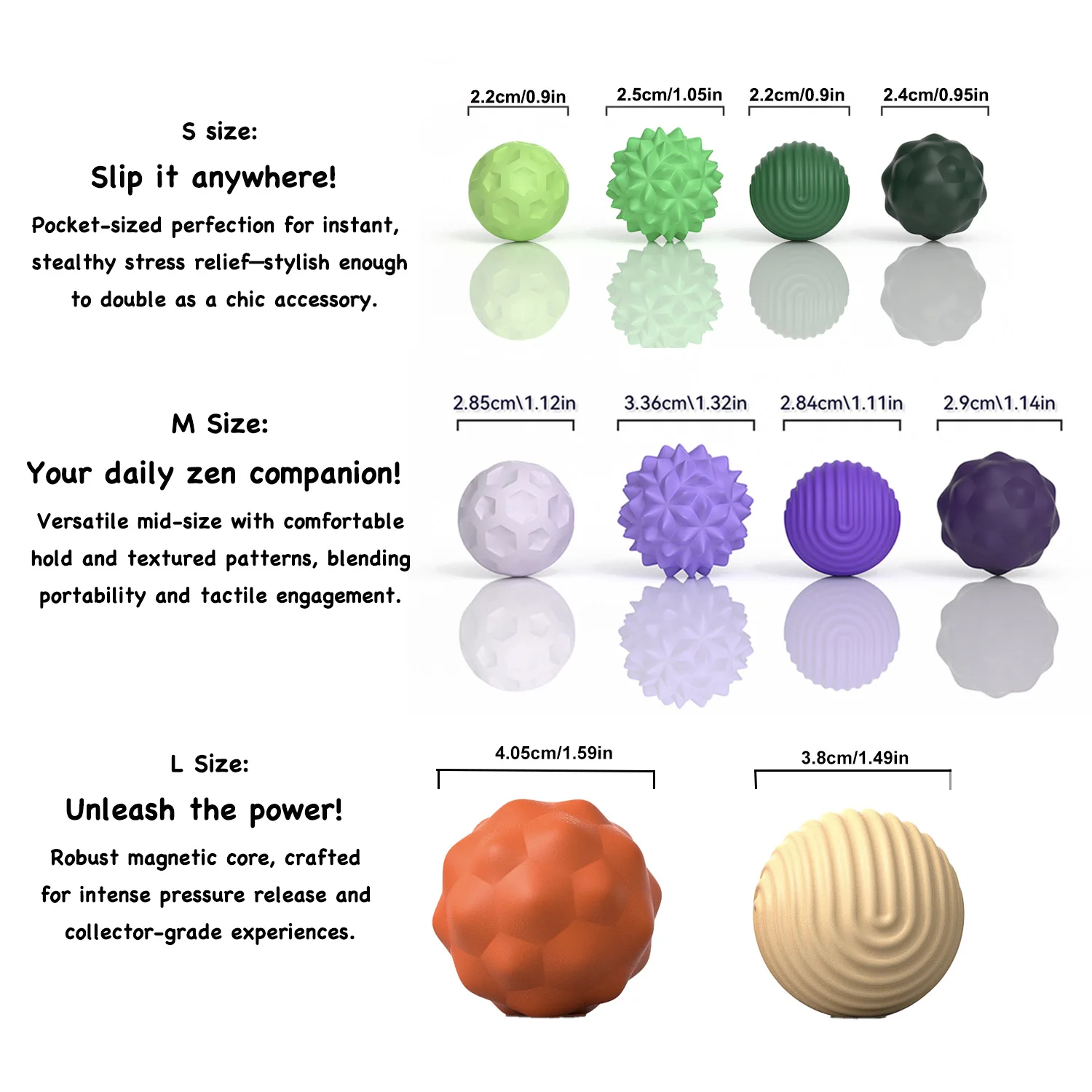 Fidget Magnetic Ball,Desk Anti Stress Relief Antistress Anxiety Sensory Magnet Roller Fidget Toy for Adult Kid Autism ADHD Quiet