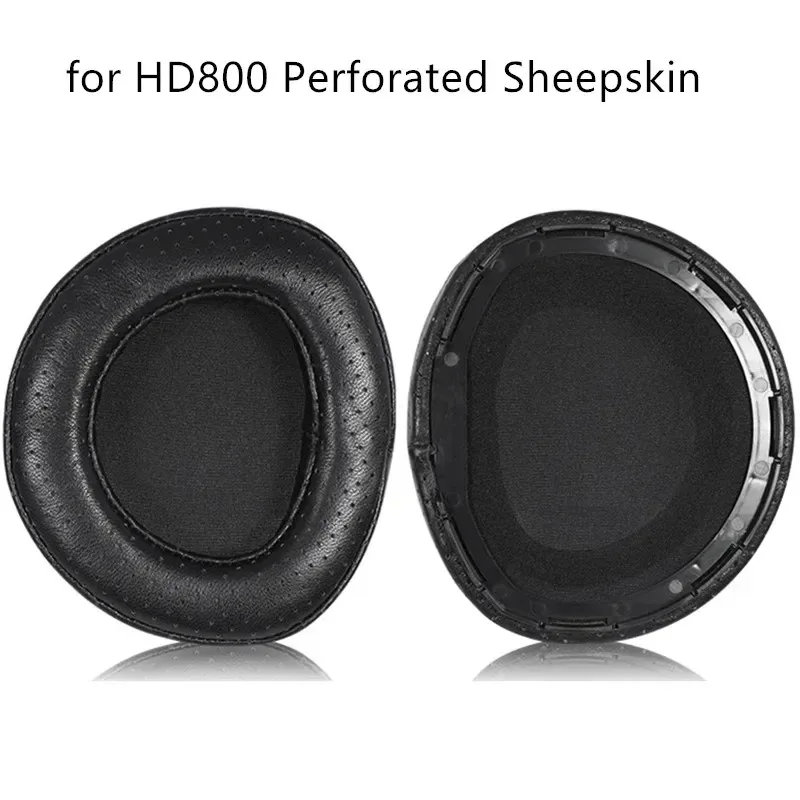 MOUDUNG Replacement 1 Pair Sheepskin Ear Pads or Headband For Sennheiser HD700 HD800 HD800S Headphones Ear Pads Headset Foam