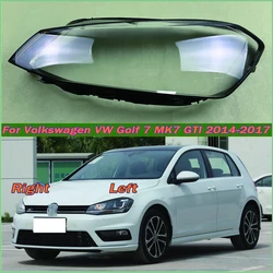 Per Volkswagen VW Golf 7 MK7 GTI 2014-2017 Car Front Headlight Cover Lens fari in vetro trasparente Lampshad Lamp Shell Masks