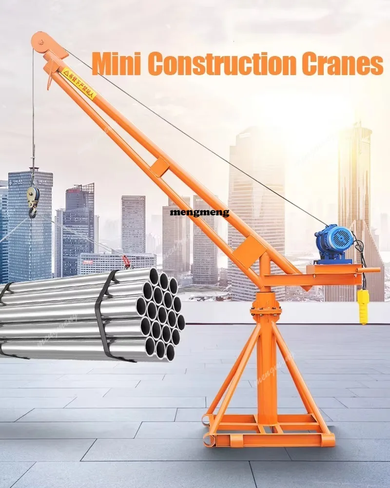 

Household Small Electric Brick Hoist Construction and Decoration Lifting Crane Outdoor Small Hoist