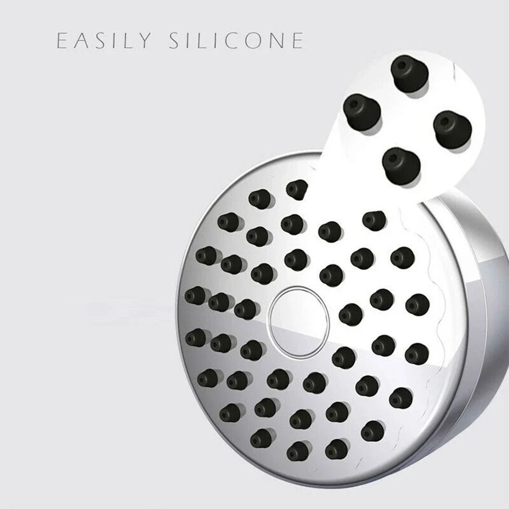 

Wall Mounted Showerhead Boosting Rain Fixed Showerhead 41 Nozzles Adjustable Brass Ball Joint for Comfortable Showering