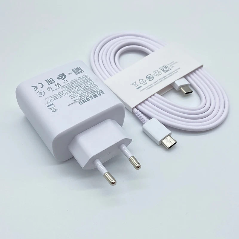 SAMSUNG 45W Superschnellladegerät Original PD Typ C Adapter für Galaxy S24 Z Flip 6 Fold 5 4 3 S23 S22 Note20 Ultra Note 10 Plus