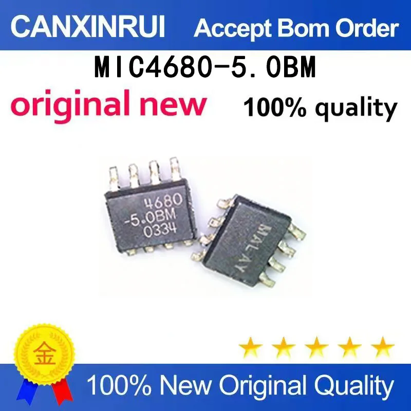 

(5-100 pieces)Brand new original MIC4680-5.0BM MIC4680 SOP-8 surface mount switch regulator chip IC