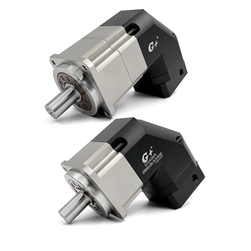 

G+ GPBR Series High Quality High Precision Low Backlash 90 Degree Angle for Servo Motor Planetary Helical Gearbox Speed Reducer