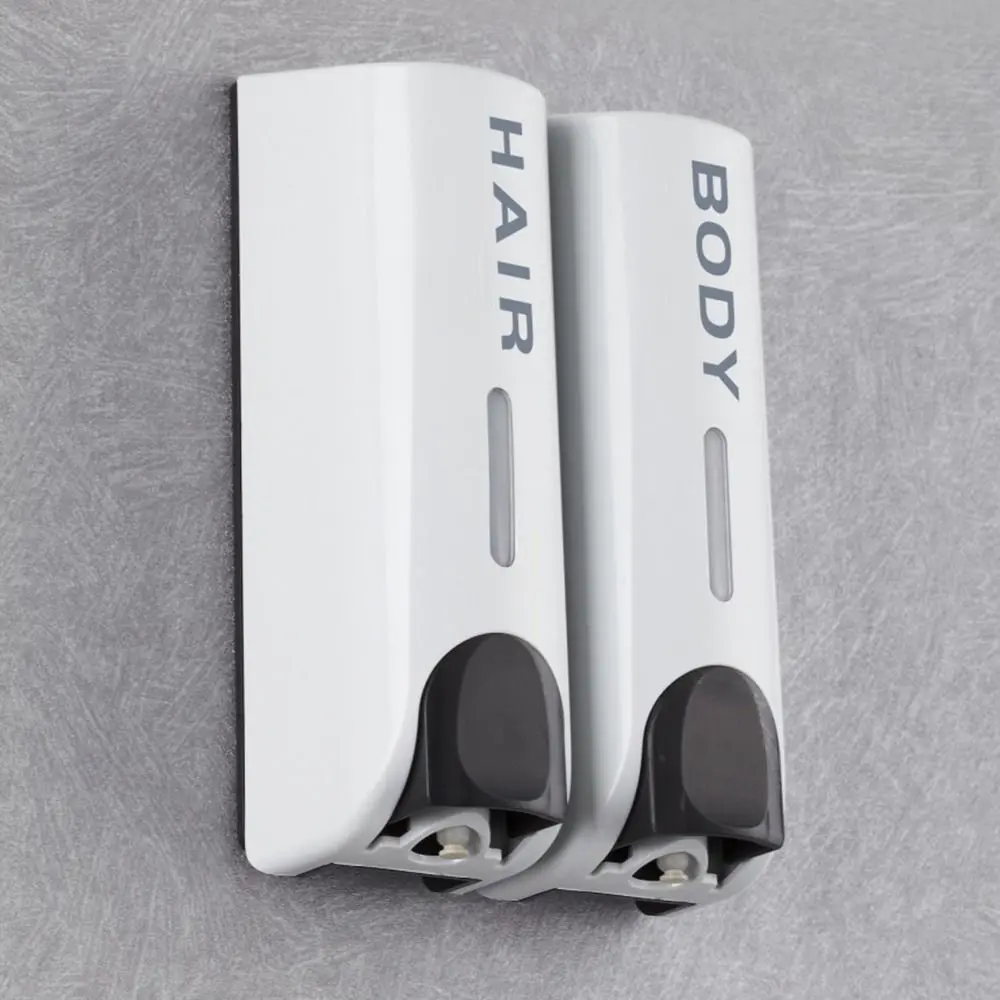 

Manual Press Wall Mounted Soap Dispenser Refillable Lock Lotion Soap Container Easy To Install Space Saving