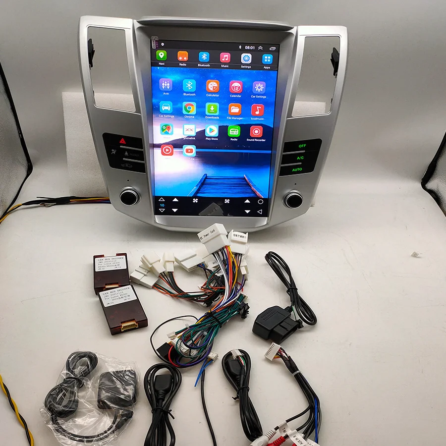 Android Tesla Style Car Multimedia Player per Lexus RX300 RX330 RX350 RX400 RX400H RX450 2004 - 2007 Radio Head Unit Auto Stereo