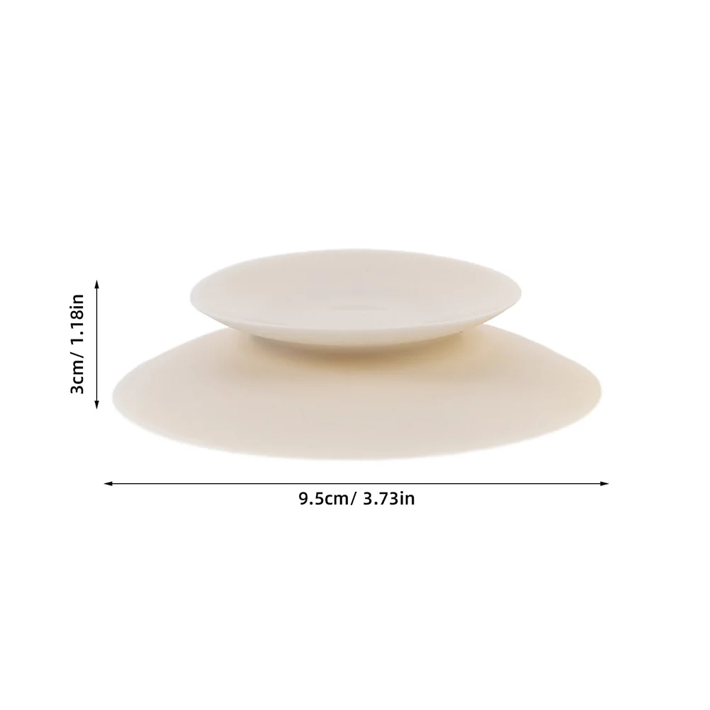 6 قطعة منصات شفط سيليكون مزدوجة الجوانب حامل لوحة الطفل طفل السلطانية مصاصة صينية طعام أدوات المائدة طفل السلطانية مصاصة #5
