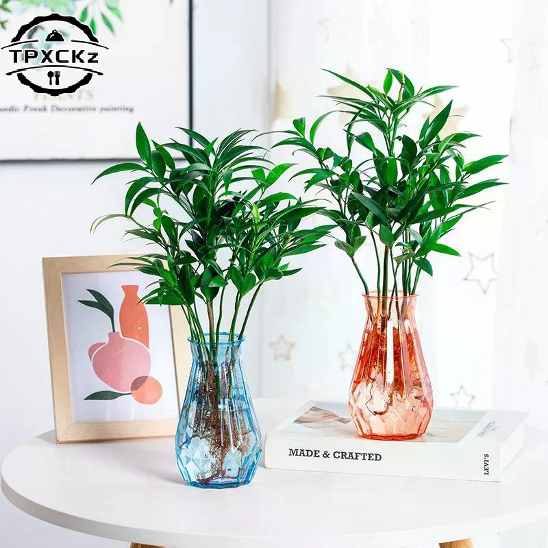 Diamond Style Plastic Vase Transparent Vase For Table Decoration Wedding Home Table Decoration