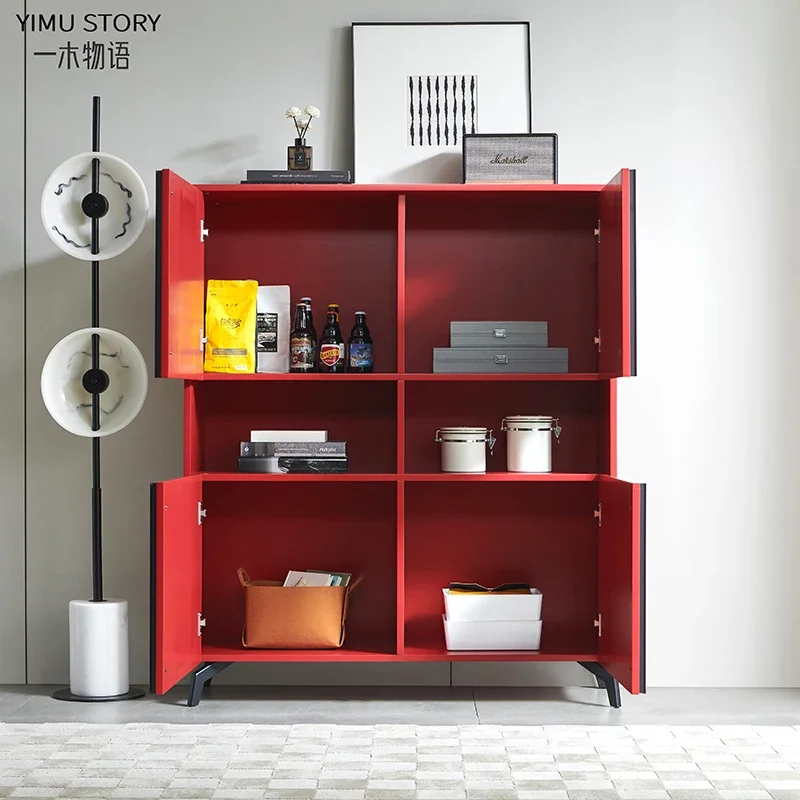 

стол кухонный Italian Solid Wood Sideboard Modern Simple and Light Luxury Wine Cabinet Living Room Storage Hallway Tea Chest of
