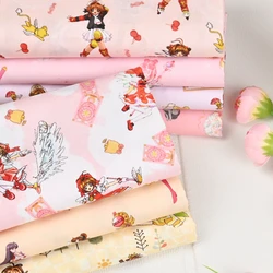 Japanese Anime Sailor Moon Cotton Fabric Sewing Material for Handmade Patchwork Quilting Baby Dress Home Sheet Needlework DIY