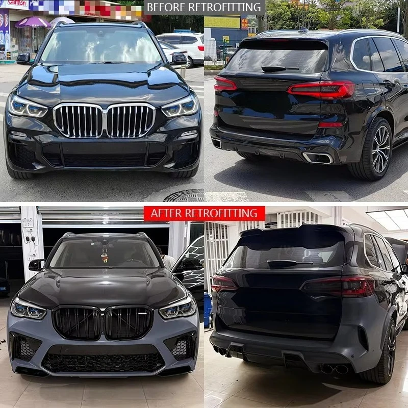 2019-2022 X5 Car Modification and Upgrade F95 Body Kit Front Bumper Rear Bumper Headlights for X5