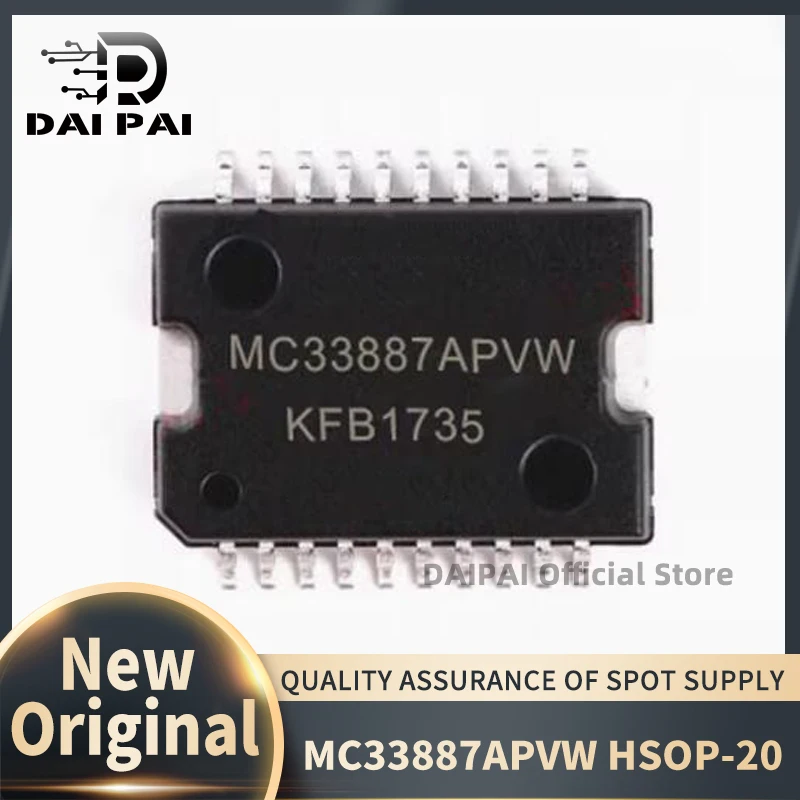 

(5 шт.) 100% новый оригинальный MC33887APVW MC33887 HSOP-20 автомобильная компьютерная плата чип холостого хода дроссельной заслонки