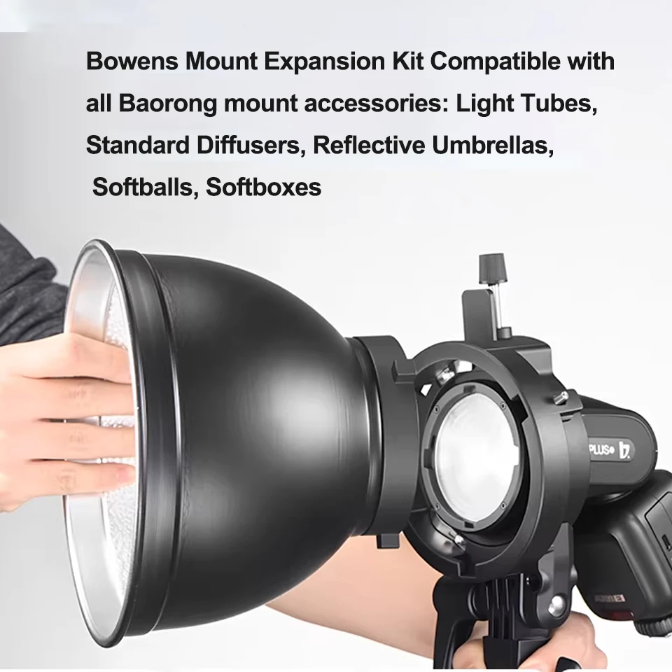 JINBEI ET-4 Bowens Mount Adapter Ring for HD250MAX view 4