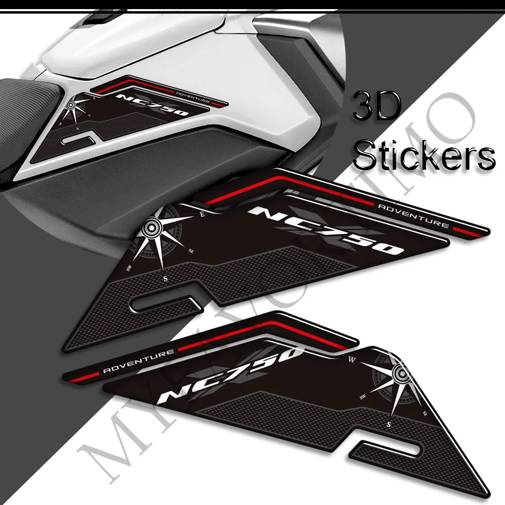 Voor Honda NC750 X NC750X 2016 2017 2018 2019 2020 Stickers Protector Decals Tank Pad Side Grips Gas Stookolie Kit knie