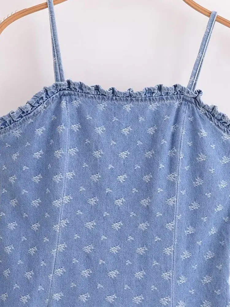 2025 여름 섹시 시크 여성 드레스 솔리드 캐미 슬리브리스 지퍼 러플 숏 드레스 패션 드레스